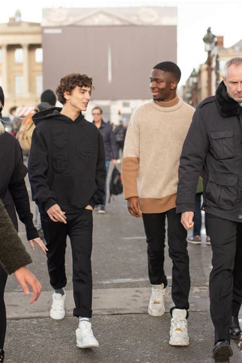 louis vuitton black hoodie timothee chalamet